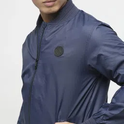 Produkt By Jack & Jones Mid Blue Regular Fit Bomber Jacket image 4