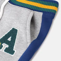 United Colors of Benetton Grey Cotton Blend Regular Trousers image 4