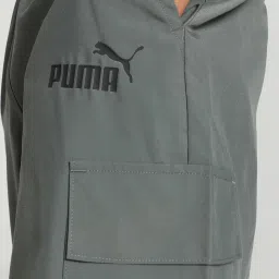 Puma Grey Regular Fit Sports Shorts image 4