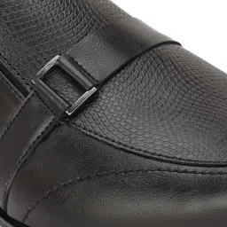 Alberto Torresi Men's Black Formal Loafers image 4