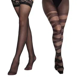 NESKA MODA Women Black Stockings-image-71