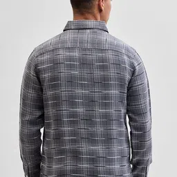 Snitch Men Checked Open Front Jacket image 4