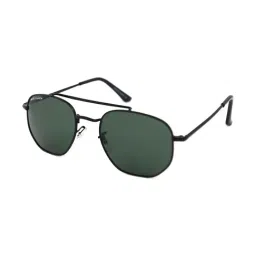 Micelo Martin Dark Green Polarized Hexagon Sunglasses for Men-image-3