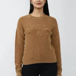 Forever 21 Brown Round Neck Sweater-picture-39