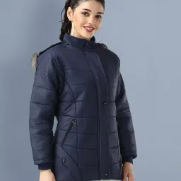 BUYNEWTREND Navy Regular Fit Jacket image 4