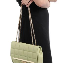 Carlton London Mintgreen Rosabelle Quilted Medium Shoulder Bag-picture-30