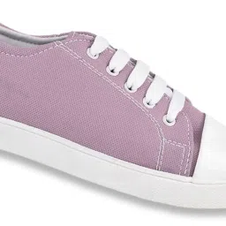 Shoetopia Women's Peach Sneakers image 4