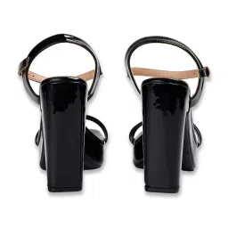 Code by Lifestyle Women's Black Ankle Strap Sandals image 4