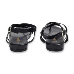 Ginger by Lifestyle Women's Black Back Strap Sandals image 4