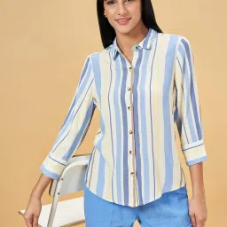 Honey by Pantaloons Multicolored Striped Shirt image 4