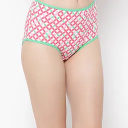 Clovia White Printed Hipster Panty image 4