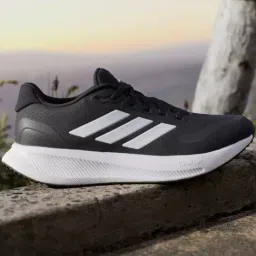 Adidas Women's RUNFALCON 4 Core Black Running Shoes-picture-35