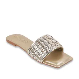 Catwalk Women's Wall St Gold Casual Sandals-image-46