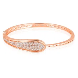 Peora Rose Gold Openable Kada for Women image 4