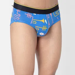 bummer Men Pack of 2 Printed Micro Modal Briefs Underwear BRDBSPU02S image 2