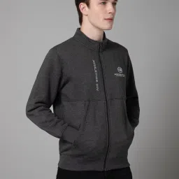 Cantabil Charcoal Black Regular Fit Sweatshirt image 4