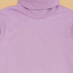 Pantaloons Junior Girls Orchid Bloom Cotton Solid Full Sleeves Casual Tops & Tees image 4