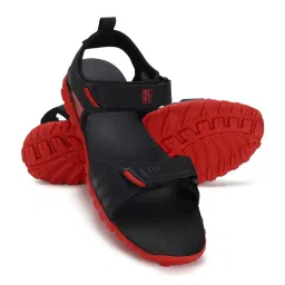 Paragon Men's Black & Red Floater Sandals image 4