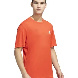Adidas Orange Regular Fit Sports T-Shirt image 4