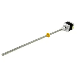 Invento Nema 17 4.2 Kg-cm Stepper Motor + Flexible coupling with 1000mm (1mtr) T8 TR8 8mm Lead Screw square thread with Brass Nut CNC Robotics DIY Projects 3D Printer ISC 1687-picture-42