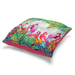 Bianca Ruyal Multicolor Microfibre Medium Cushion Cover - Set of 3 image 3