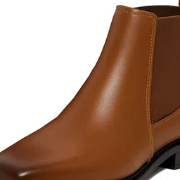 KRAASA Men Round Toe Chelsea Boots image 5