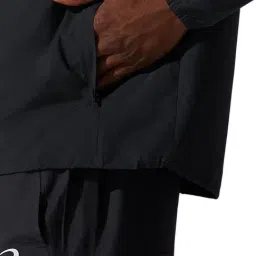 Asics Black Regular Fit Sports Jacket image 3