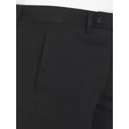 Arrow Black Regular Fit Trousers image 4