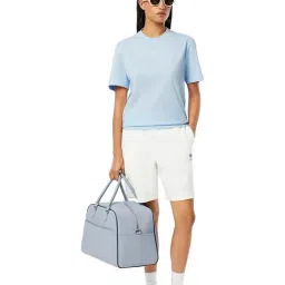 Lacoste Blue Signature Printed Classic Fit T-Shirt image 3