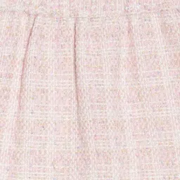 Allen Solly Kids Pink Checks Regular Fit Skirt image 3