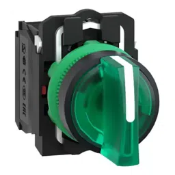 Sibass Electric LED Luminous Selector Knob 2 Position Diameter 22.5 mm Metal Body Without Contact Element with CE Mark, SE-XB2-BW (Pack of 200)-image-21