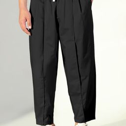 SHOWOFF Men Comfort Low-Rise Cotton Pleated Korean Pants-picture-48