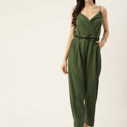 Antheaa Women Wrap Basic Jumpsuit image 1