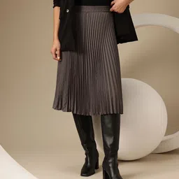 Chemistry Women Accordion Pleated Skirt-image-24