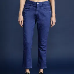 Mast & Harbour Women Straight Fit Stretchable Jeans-picture-19