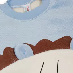 LITTLE GINNIE Unisex Kids Printed T-shirt with Pyjamas image 5