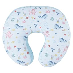 Haus & Kinder 100% Cotton Baby Feeding Nursing Pillow Vitamin Sea- Blue-picture-45