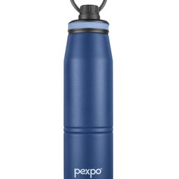 Pexpo Altros Stainless Steel Hot & Cold Vacuum Insulated Flask, 940 ml, Denim Blue | Leak Proof | Easy to Carry Loop Handle | Sports Water Bottle | Trekking | Gym | Office | Home | Kitchen-picture-31