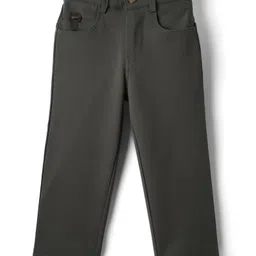 Noddy Kintted Cotton Solid Pant - Medium Green-picture-16