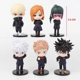 AUGEN Kids 6Pc Jujutsu Kaisen Action Figure Toys image 5