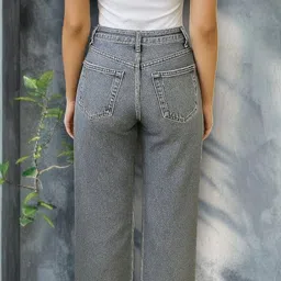Kotty Women Regular Fit High-Rise Light Fade Stretchable Jeans image 2