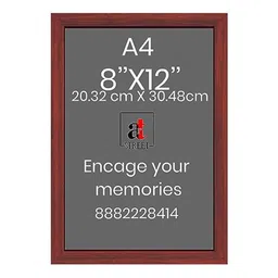 Art Street Brown 5-Pieces Wall Photo Frames image 2