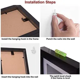 Art Street Brown 5-Pieces Wall Photo Frames image 3