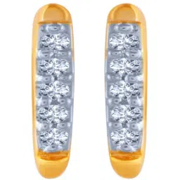 P.C. Chandra Jewellers 14 kt Gold & Diamond Earrings-picture-18