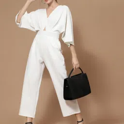 KASSUALLY White Maxi Jumpsuit image 4