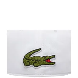 Lacoste White Cotton Baseball Cap image 4
