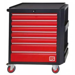 RS PRO 7 drawer Steel WheeledTool Chest, 975mm x 450mm x 890mm Model No 8335903-picture-23