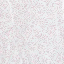 Unnati Silks Pink Floral Print Saree With Unstitched Blouse image 4