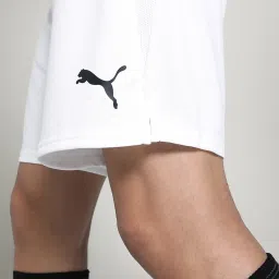 Puma White Regular Fit Sports Shorts image 4
