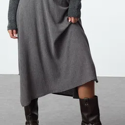 Trendyol Solid Flared Midi Skirt-picture-31